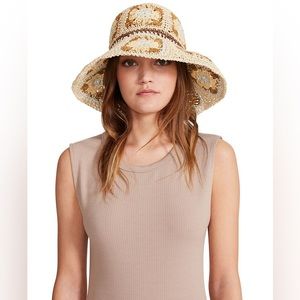 Steve Madden Crochet Bucket Hat NWT